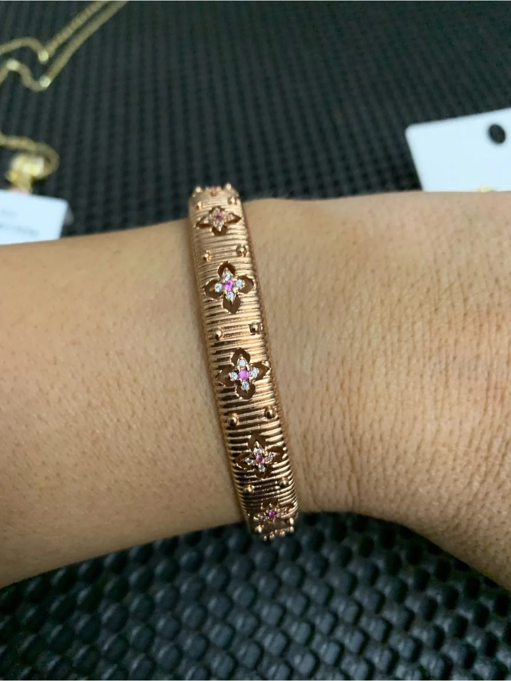 Gold-Tone Blue & Pink Accent Jewelry BUNDLE! ALL NEW!